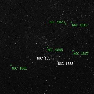 DSS image of NGC 1845