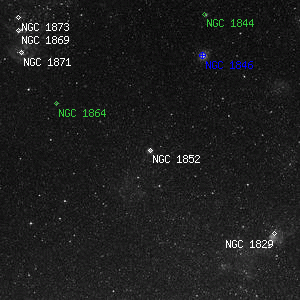 DSS image of NGC 1852