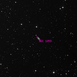 DSS image of NGC 1853