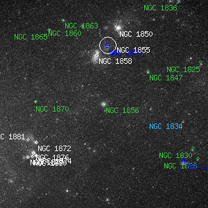 DSS image of NGC 1856