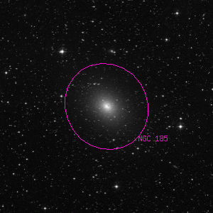 DSS image of NGC 185