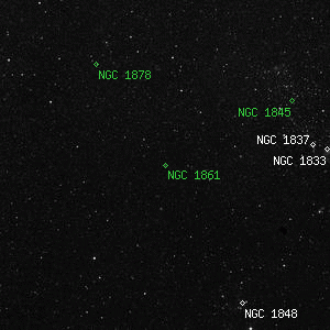 DSS image of NGC 1861