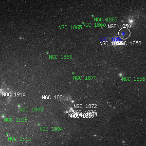 DSS image of NGC 1870