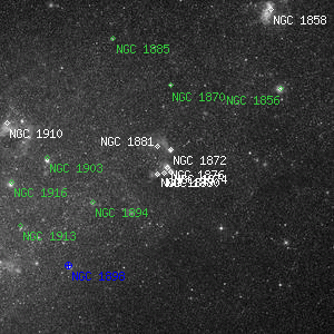 DSS image of NGC 1876