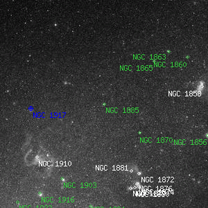 DSS image of NGC 1885