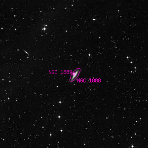 DSS image of NGC 1889
