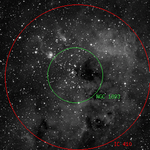 DSS image of NGC 1893