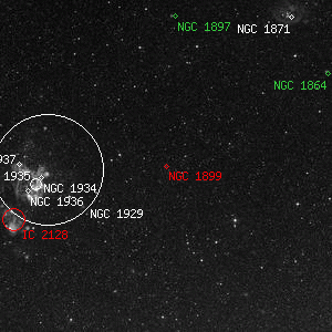 DSS image of NGC 1899