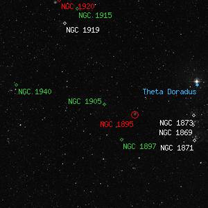 DSS image of NGC 1905