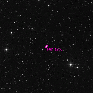 DSS image of NGC 1906