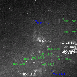 DSS image of NGC 1910