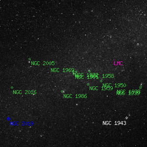 DSS image of NGC 1971