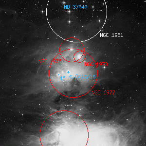 DSS image of NGC 1977