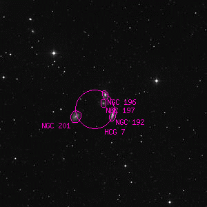 DSS image of NGC 197