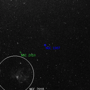 DSS image of NGC 1987