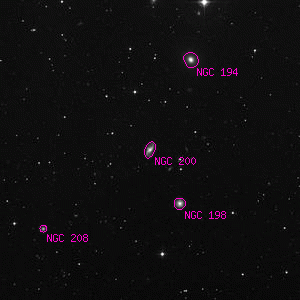 DSS image of NGC 200