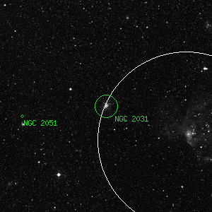 DSS image of NGC 2031