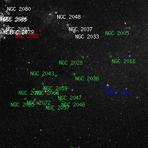 DSS image of NGC 2036