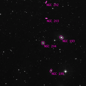 DSS image of NGC 204