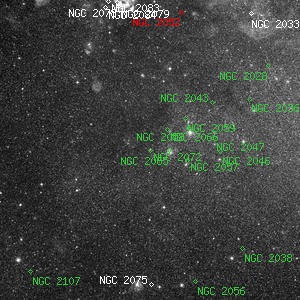 DSS image of NGC 2072