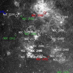DSS image of NGC 2074