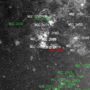 DSS image of NGC 2079