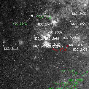 DSS image of NGC 2084