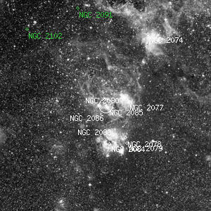 DSS image of NGC 2086