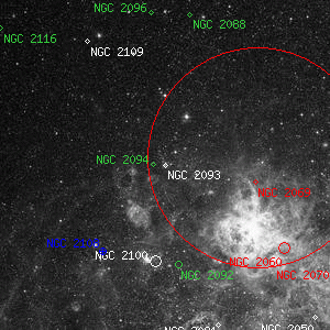 DSS image of NGC 2093