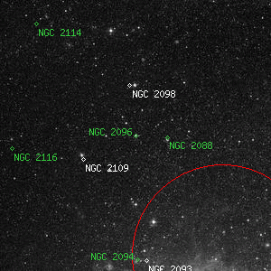 DSS image of NGC 2096