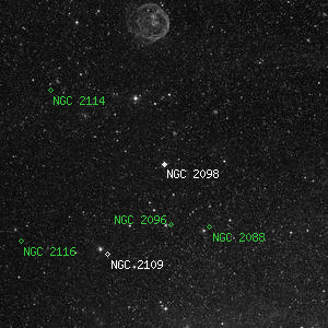 DSS image of NGC 2098