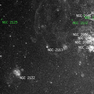 DSS image of NGC 2113