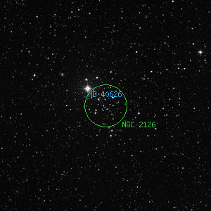 DSS image of NGC 2126
