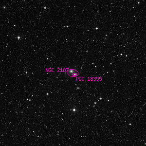 DSS image of NGC 2187
