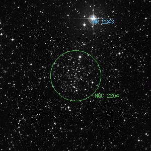 DSS image of NGC 2204