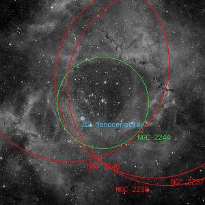 DSS image of NGC 2244