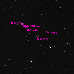 DSS image of NGC 230
