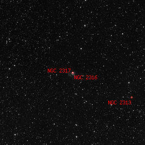 DSS image of NGC 2317
