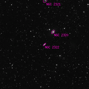 DSS image of NGC 2322