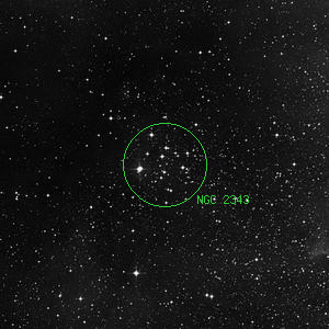DSS image of NGC 2343