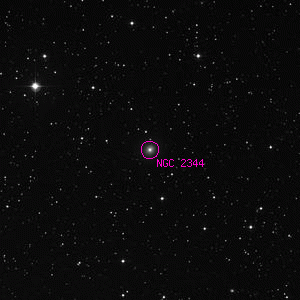 DSS image of NGC 2344