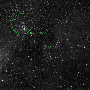 DSS image of NGC 2351