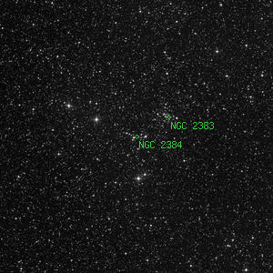 DSS image of NGC 2384