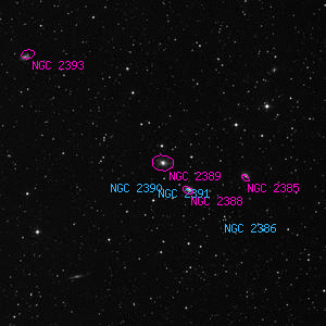 DSS image of NGC 2389