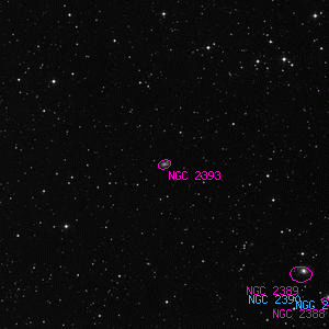 DSS image of NGC 2393