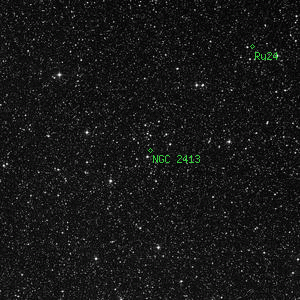 DSS image of NGC 2413
