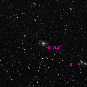 DSS image of NGC 2417