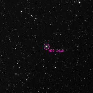 DSS image of NGC 2418