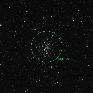 DSS image of NGC 2420