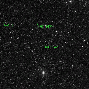 DSS image of NGC 2428